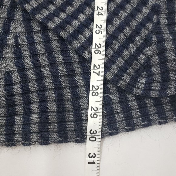 Lineamaglia Blue/Gray Striped Cardigan - Picture 10 of 11